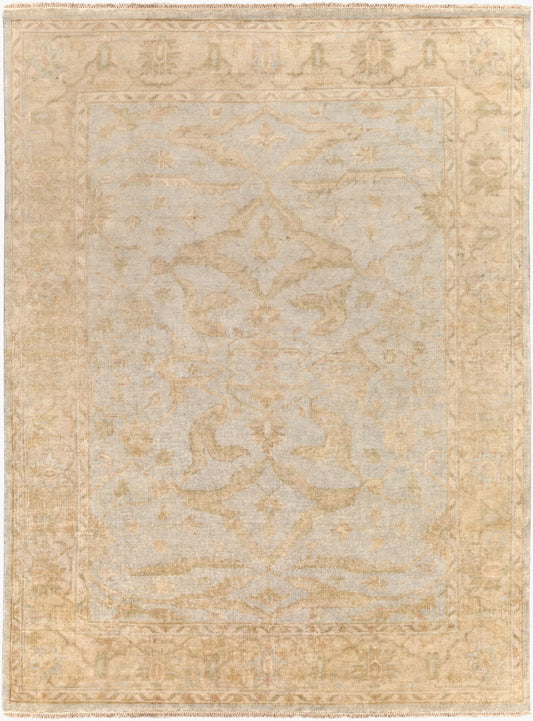 Alfombra de lana hecha a mano Hillcrest HIL-9010 de 8' x 11'