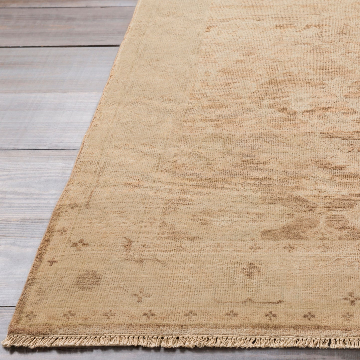 Hillcrest HIL-9011 2' x 3' Handmade Wool Accent Rug