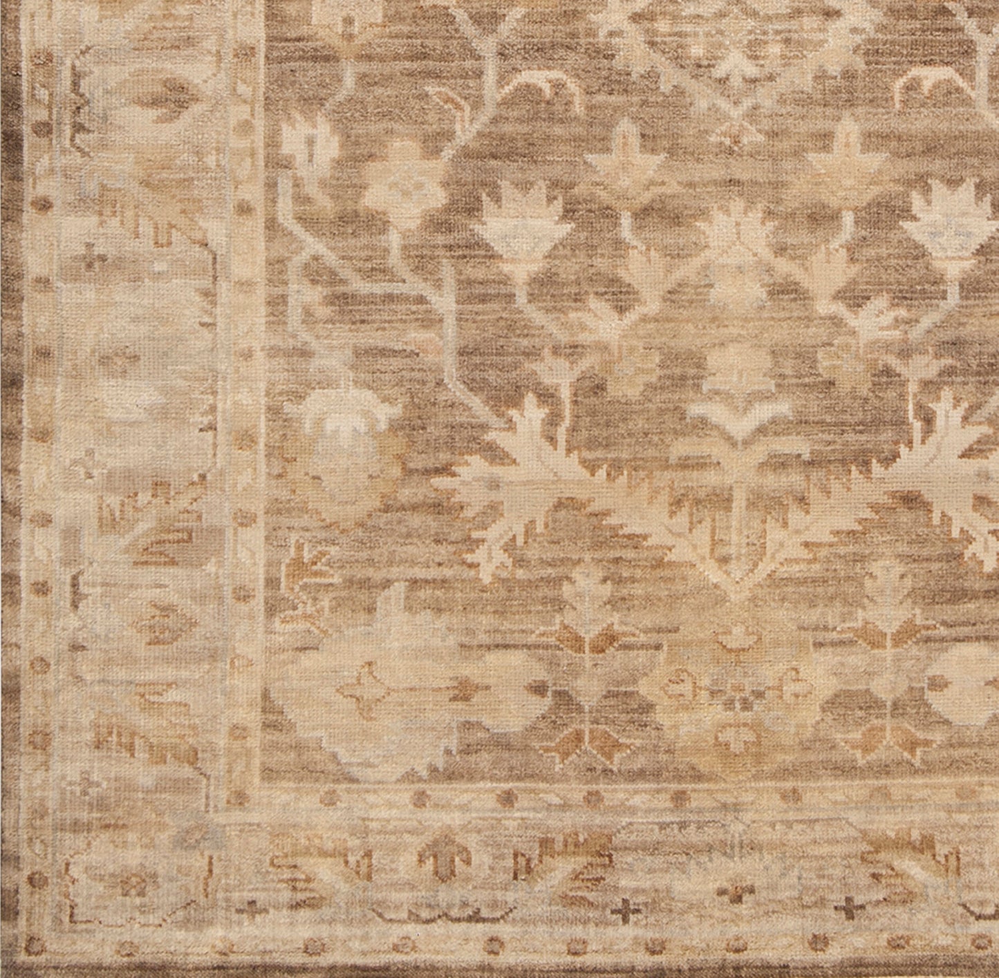 Hillcrest HIL-9011 2' x 3' Handmade Wool Accent Rug