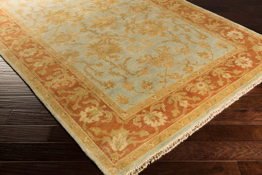 Hillcrest HIL-9014 2' x 3' Handmade Wool Accent Rug
