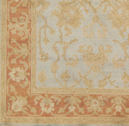 Hillcrest HIL-9014 2' x 3' Handmade Wool Accent Rug