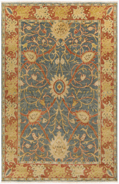 Hillcrest HIL-9016 3' x 5' Handmade Wool Accent Rug