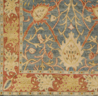 Hillcrest HIL-9016 3' x 5' Handmade Wool Accent Rug