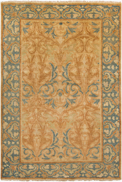 Hillcrest HIL-9019 3' x 5' Handmade Wool Accent Rug