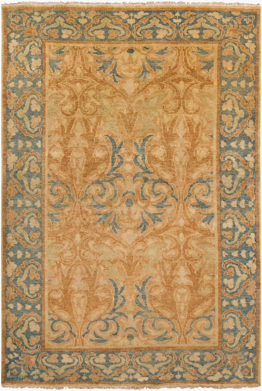 Hillcrest HIL-9019 3' x 5' Handmade Wool Accent Rug