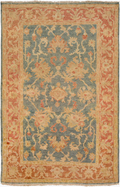 Hillcrest HIL-9026 3' x 5' Handmade Wool Accent Rug