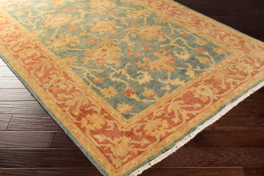 Hillcrest HIL-9026 3' x 5' Handmade Wool Accent Rug