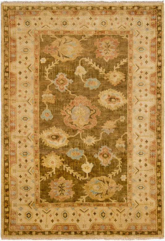 Hillcrest HIL-9027 3' x 5' Handmade Wool Accent Rug
