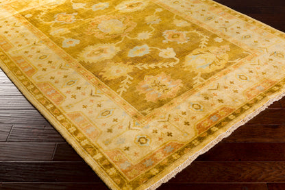 Alfombra de lana hecha a mano Hillcrest HIL-9027 de 2,7 x 3,6 m