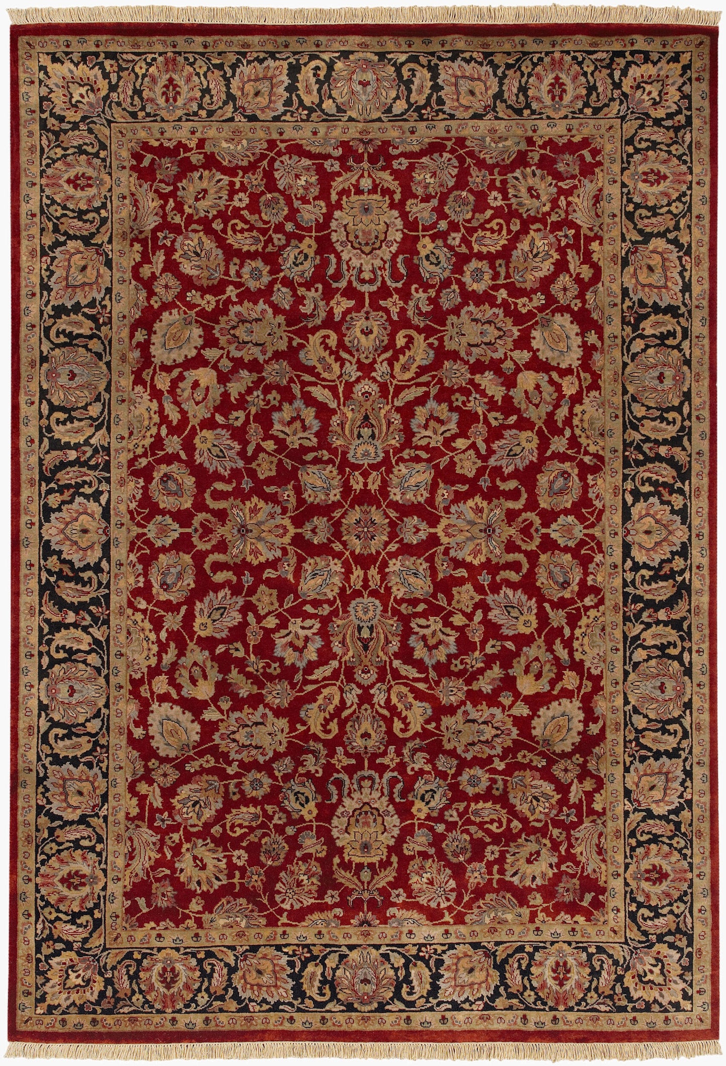 Alfombra de lana hecha a mano Heirloom HLM-6002 de 1,52 m x 2,74 m