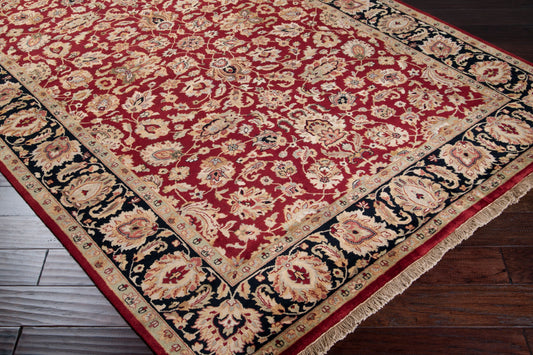 Heirloom HLM-6002 8ft Round Handmade Wool Area Rug