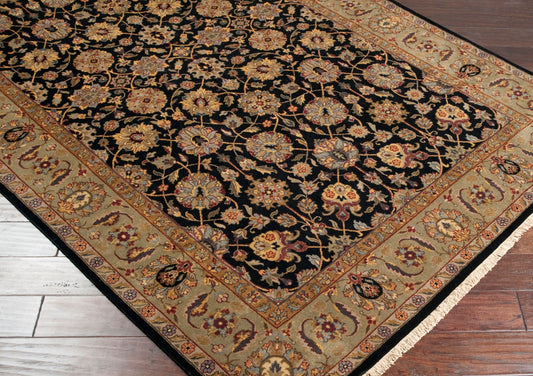 Heirloom HLM-6004 3' x 5' Handmade Wool Accent Rug