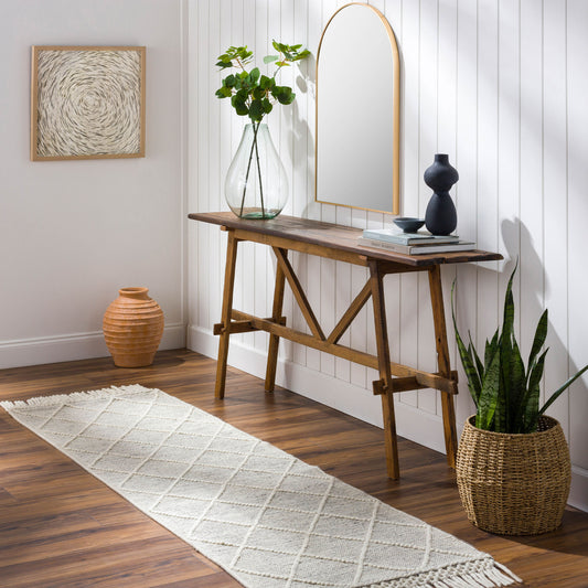 Hemingway HMG-2302 7ft Runner Handmade Runner Rug