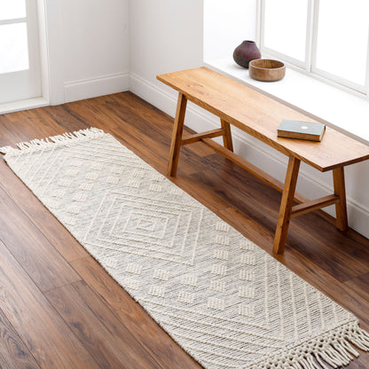 Hemingway HMG-2306 7ft Runner Handmade Runner Rug