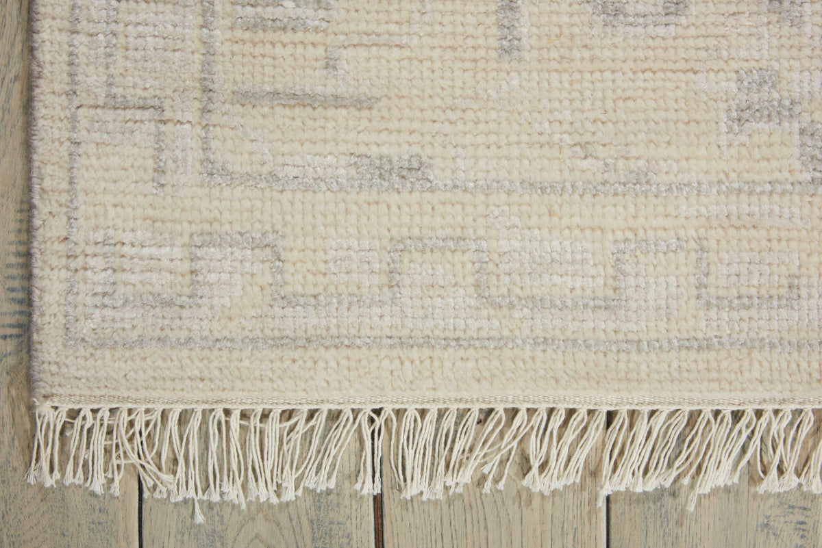 Elan ELN01 Ivory Knotted Rug