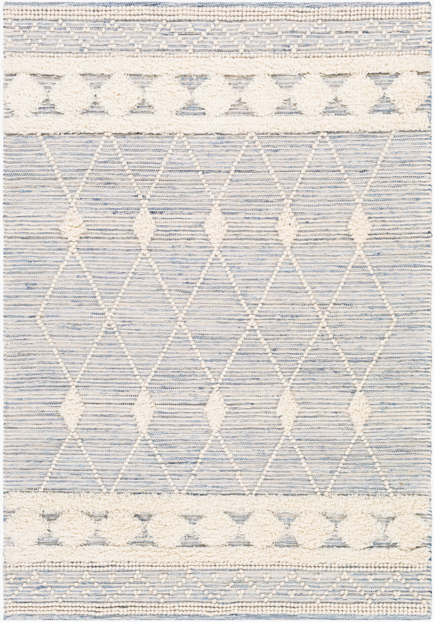 Handira HNR-2302 Alfombra de área hecha a mano de 5' x 7'