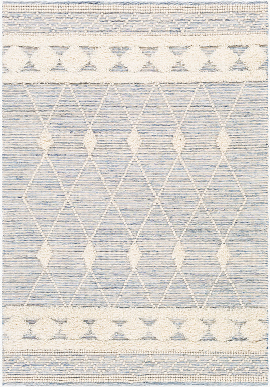 Handira HNR-2302 Alfombra de área hecha a mano de 5' x 7'