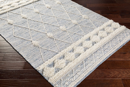 Handira HNR-2302 Alfombra de área hecha a mano de 5' x 7'