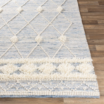 Handira HNR-2302 Alfombra de área hecha a mano de 5' x 7'