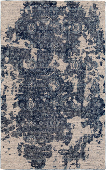 Hoboken HOO-1000 2' x 3' Handmade Wool Accent Rug