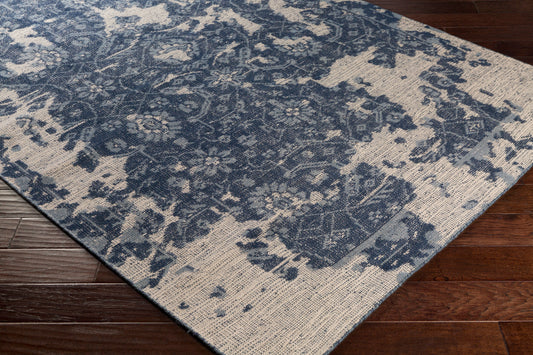 Hoboken HOO-1000 2' x 3' Handmade Wool Accent Rug