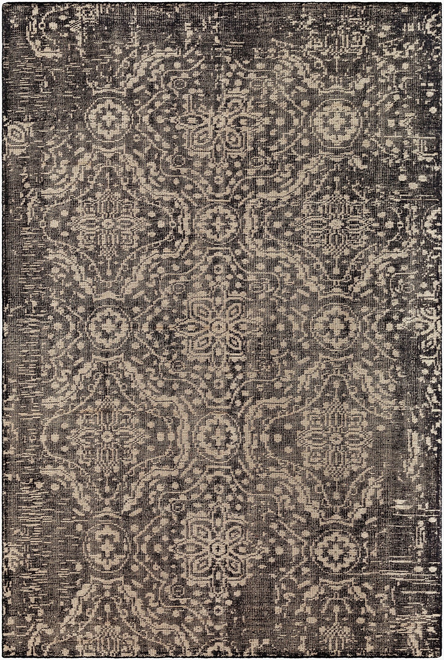 Hoboken HOO-1012 9' x 12' Handmade Wool Area Rug