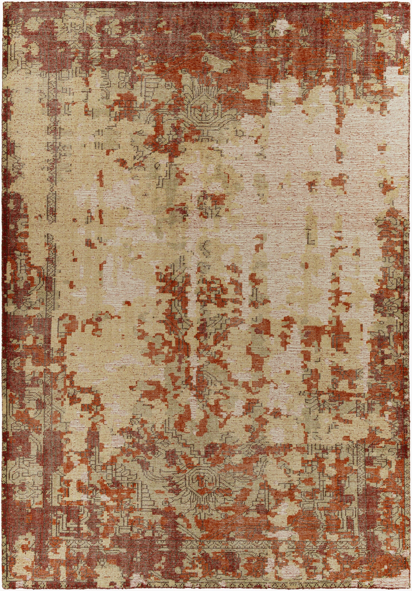 Alfombra de lana hecha a mano Hoboken HOO-1019 de 2,7 x 3,6 m