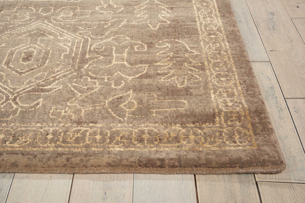 Silken Allure SLK15 Taupe Loomed Rug