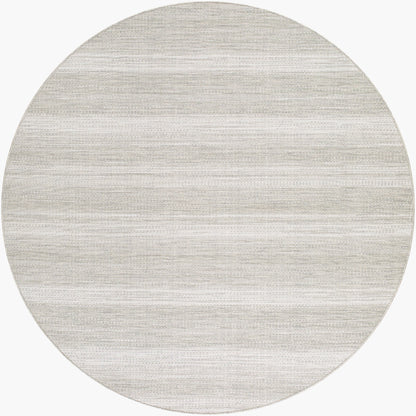 Alfombra redonda tejida a máquina Hampton HPT-2302 de 2,13 m para interior y exterior