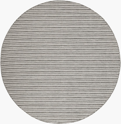 Alfombra redonda tejida a máquina Hampton HPT-2310 de 2,13 m para interior y exterior