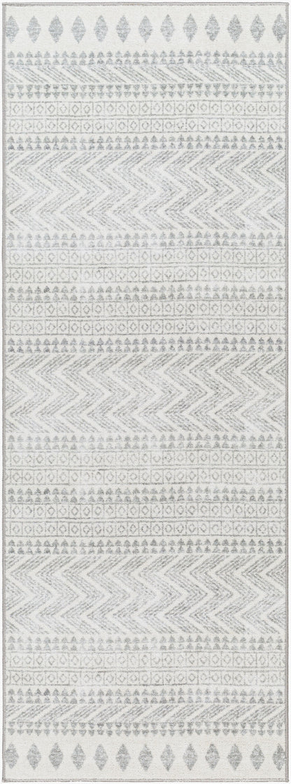 Hera HRH-2300 7ft Runner Machine Woven Washable Runner Rug