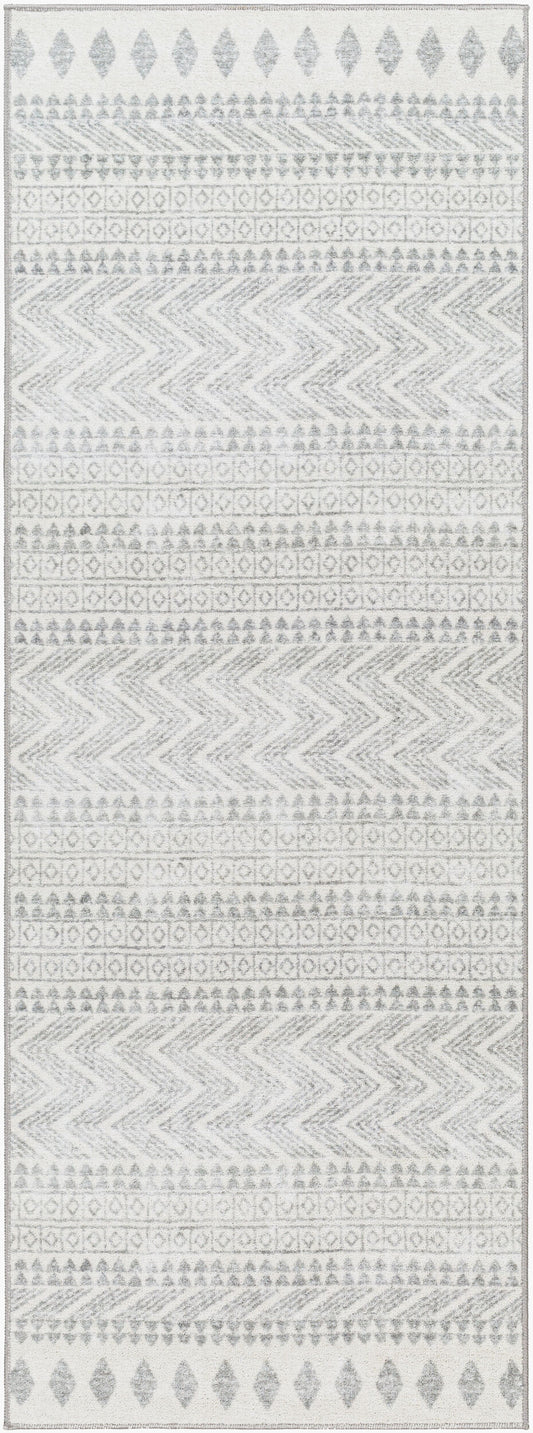 Hera HRH-2300 7ft Runner Machine Woven Washable Runner Rug