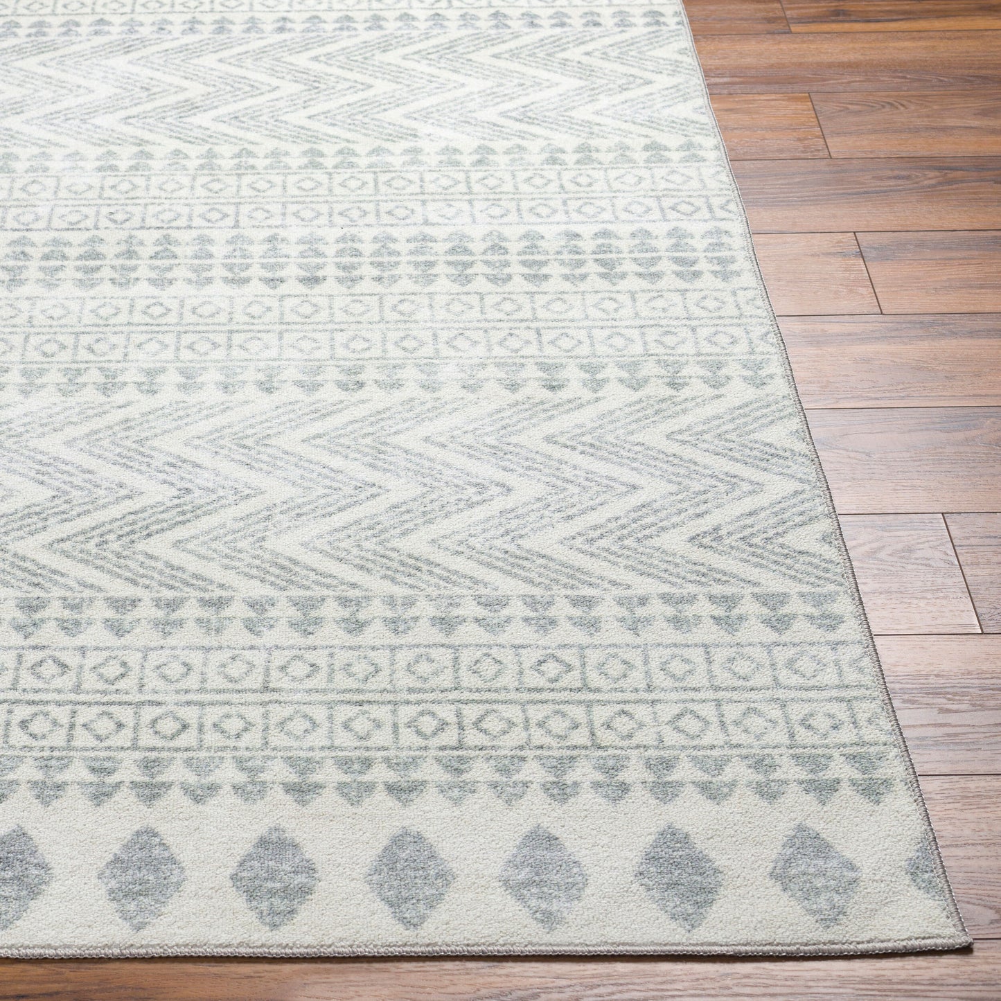 Hera HRH-2300 7ft Runner Machine Woven Washable Runner Rug