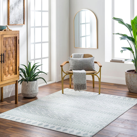 Hera HRH-2300 7ft Runner Machine Woven Washable Runner Rug