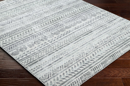 Hera HRH-2301 5' x 7' Machine Woven Washable Area Rug