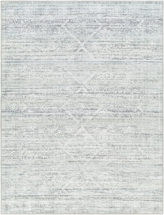 Hera HRH-2302 4' x 6' Machine Woven Washable Area Rug