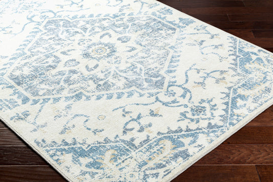 Hera HRH-2304 5' x 7' Machine Woven Washable Area Rug