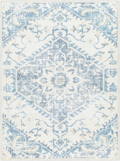 Hera HRH-2304 5' x 7' Machine Woven Washable Area Rug