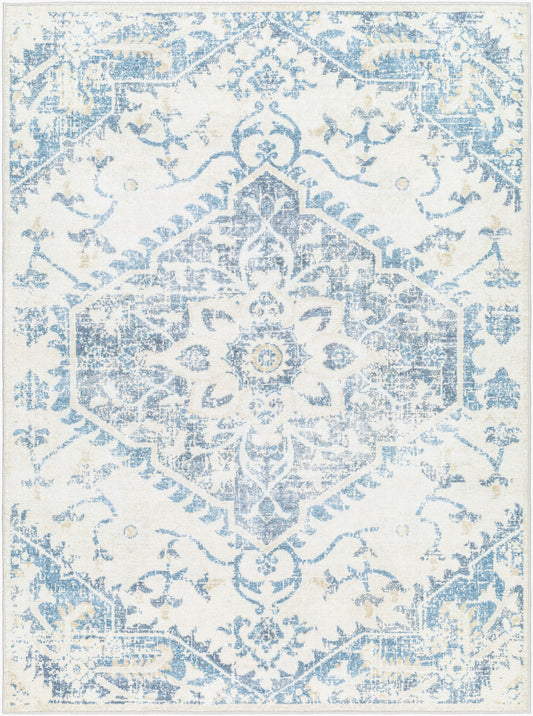 Hera HRH-2304 5' x 7' Machine Woven Washable Area Rug