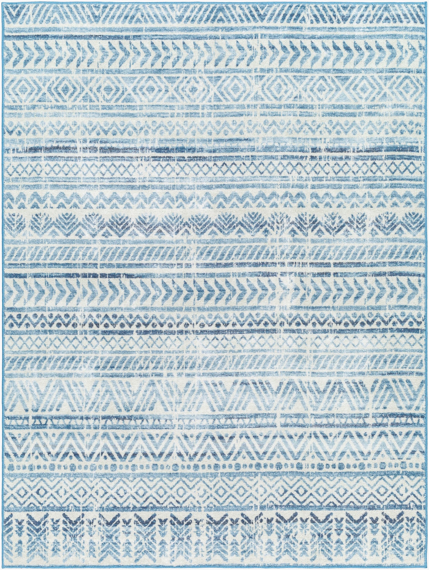 Hera HRH-2305 9' x 12' Machine Woven Washable Area Rug