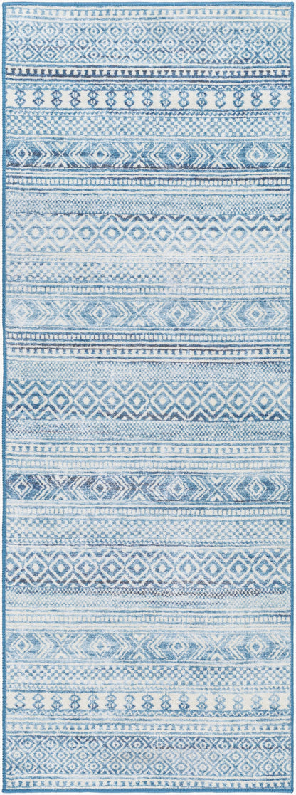 Hera HRH-2306 7ft Runner Machine Woven Washable Runner Rug