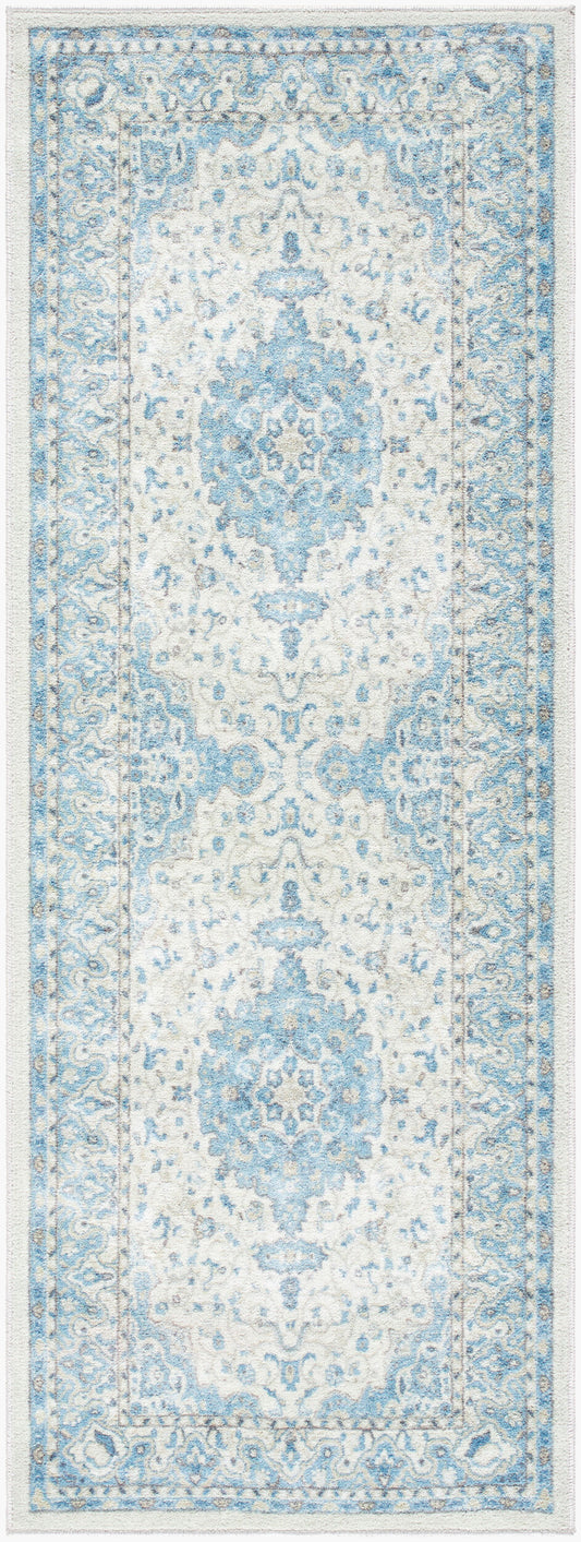 Hera HRH-2308 7ft Runner Machine Woven Washable Runner Rug
