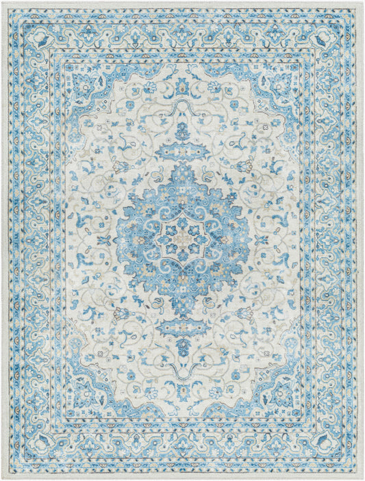 Hera HRH-2308 3' x 4' Machine Woven Washable Accent Rug