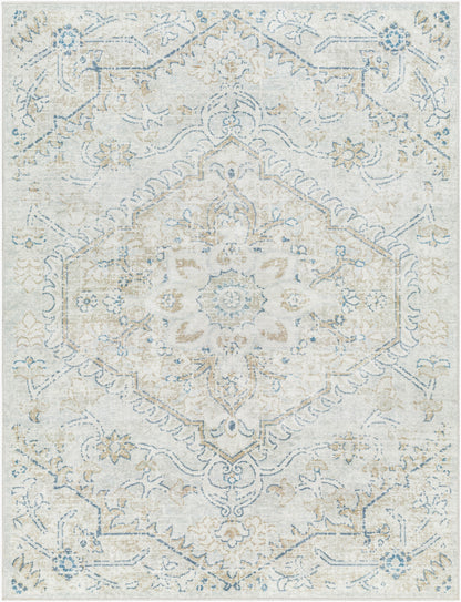 Hera HRH-2310 6' x 9' Machine Woven Washable Area Rug