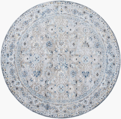 Hassler HSL-2301 6ft Round Machine Woven Area Rug