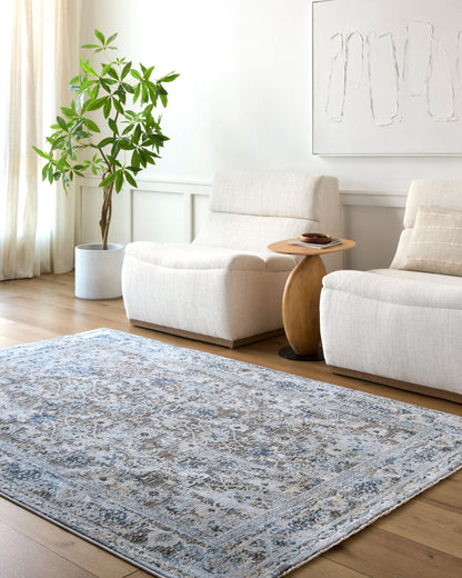 Hassler HSL-2301 5ft Round Machine Woven Area Rug