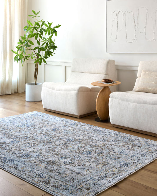 Hassler HSL-2301 5ft Round Machine Woven Area Rug