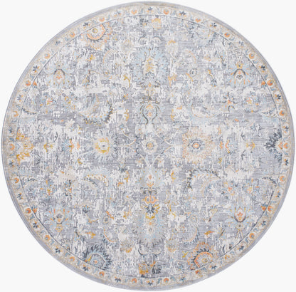 Hassler HSL-2303 6ft Round Machine Woven Area Rug