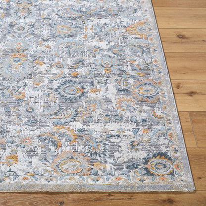Hassler HSL-2303 8ft Round Machine Woven Area Rug