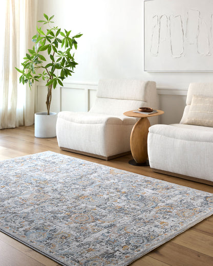 Hassler HSL-2303 8ft Round Machine Woven Area Rug